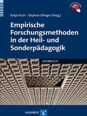 cover image of Empirische Forschungsmethoden in der Heil- und Sonderpädagogik